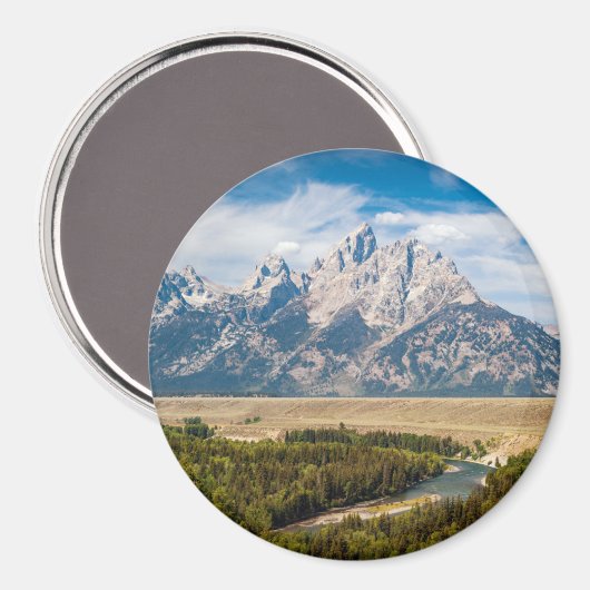 Snake River Overlook | Nationaal park Grand Teton Magneet (Voorkant / Achterkant)