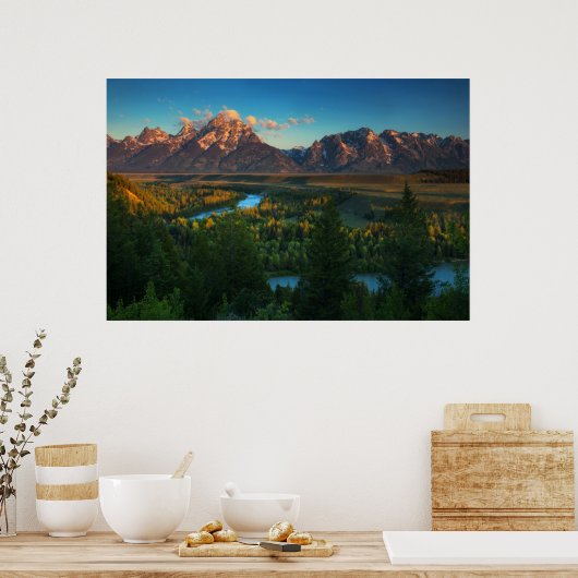 Snake River Overlook Poster (Keuken)