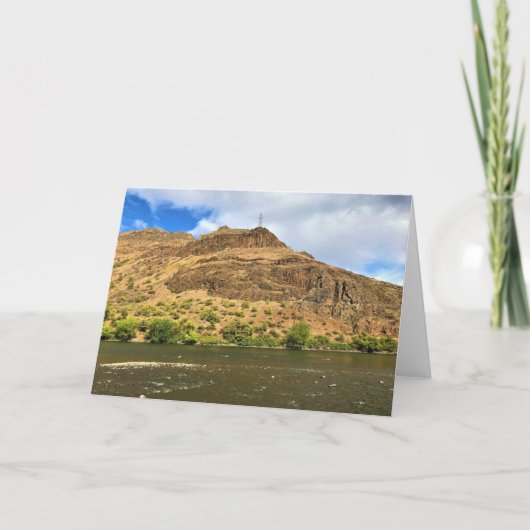 Snake River, Oxbow, ID Kaart (Voorkant)