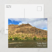 Snake River, Oxbow, Idaho Briefkaart (Voorkant / Achterkant)