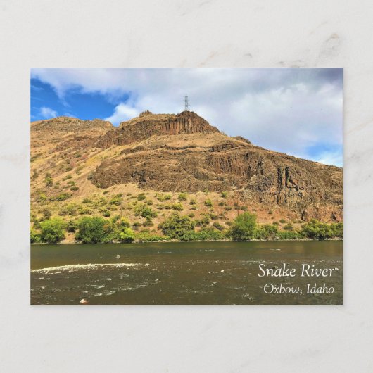 Snake River, Oxbow, Idaho Briefkaart (Voorkant)