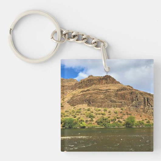 Snake River, Oxbow, Idaho Sleutelhanger (voorkant)