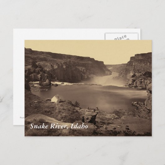 Snake River Soshone Herfsten Idaho  Briefkaart (Voorkant / Achterkant)