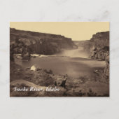 Snake River Soshone Herfsten Idaho  Briefkaart (Voorkant)