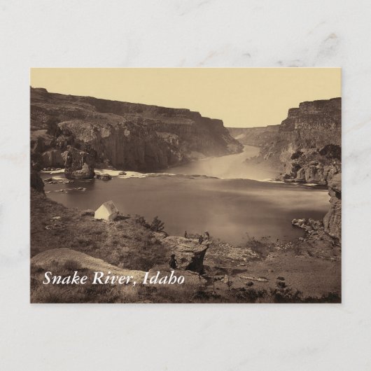 Snake River Soshone Herfsten Idaho Briefkaart (Voorkant)