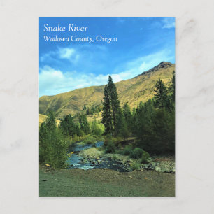 Snake River, Wallowa County, OF Briefkaart