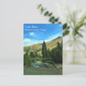 Snake River, Wallowa County, OF Briefkaart (Staand voorkant)