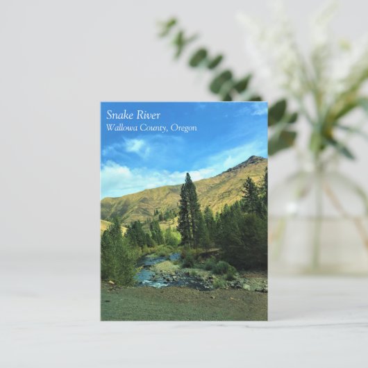 Snake River, Wallowa County, OF Briefkaart (Staand voorkant)