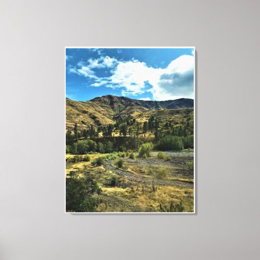 Snake River, Wallowa County, Oregon Canvas Afdruk (Voorkant)
