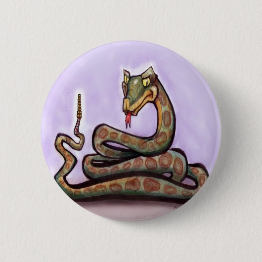 Snake Ronde Button 5,7 Cm (Voorkant)