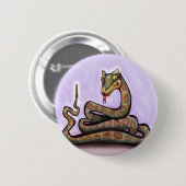 Snake Ronde Button 5,7 Cm (Voorkant /achterkant)