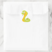 Snake Ronde Sticker (Tas)