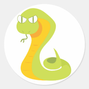 Snake Ronde Sticker