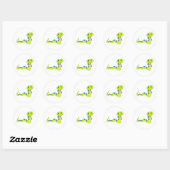 Snake Ronde Sticker (Vel)