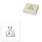 Snake Rubberstempel (Gestempeld)