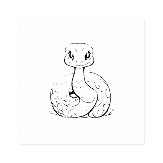 Snake Rubberstempel (Afrduk)