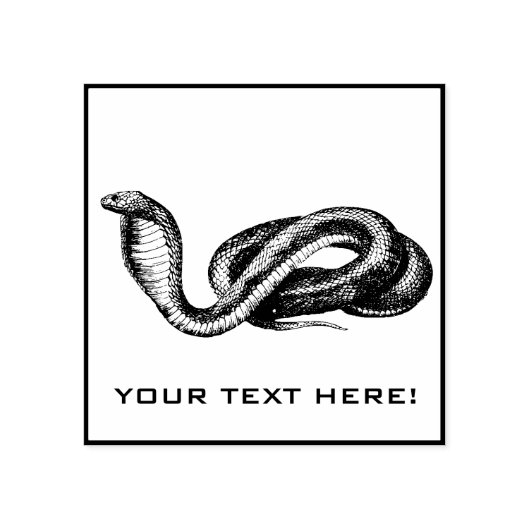 Snake Rubberstempel (Afrduk)