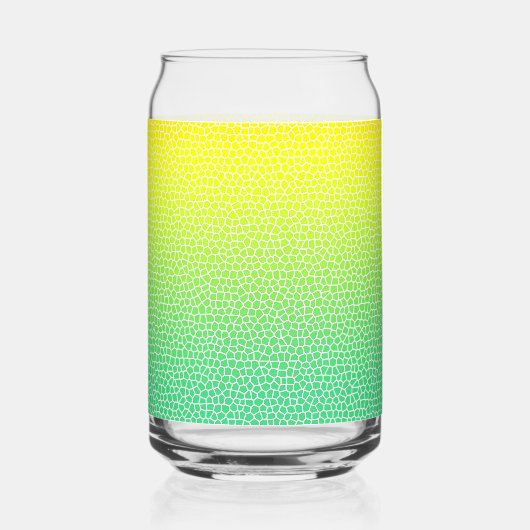 Snake Scales and Tropical Fauna Wreath Monogram Blikvorm Glas (Achterkant)