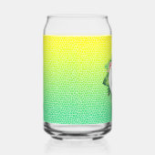 Snake Scales and Tropical Fauna Wreath Monogram Blikvorm Glas (Rechts)