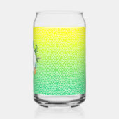 Snake Scales and Tropical Fauna Wreath Monogram Blikvorm Glas (Links)