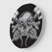 Snake, schedelklok met AXES Grote Klok (Hoek)