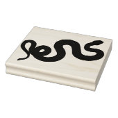 Snake Silhouette Rubber Art Stamp Rubberstempel (Stempel)