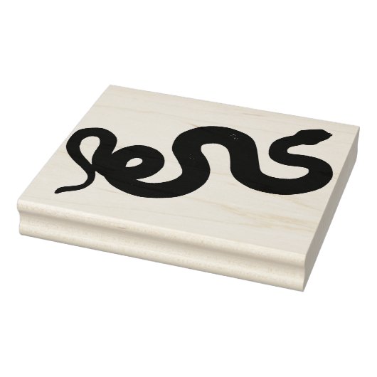 Snake Silhouette Rubber Art Stamp Rubberstempel (Stempel)