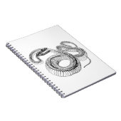 Snake Skeleton Notebook Notitieboek (Rechterzijde)