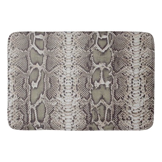 Snake Skin Animal Print Badmat (Voorkant)