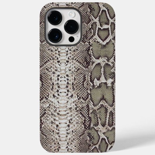 Snake Skin Animal Print Case-Mate iPhone Case (Achterkant)
