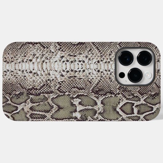 Snake Skin Animal Print Case-Mate iPhone Case (Achterkant (horizontaal))