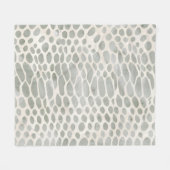 snake skin animal print fleece deken (Voorkant (Horizontaal))