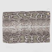 Snake Skin Animal Print Golfhanddoek (Horizontaal)
