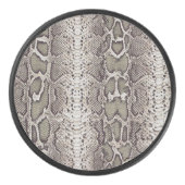 Snake Skin Animal Print Hockey Puck (Voorkant)