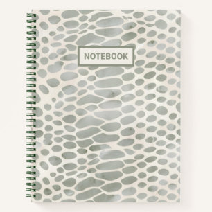 snake skin animal print notitieboek