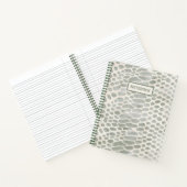 snake skin animal print notitieboek (Binnen)