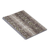 Snake Skin Animal Print Notitieboek (Rechterzijde)