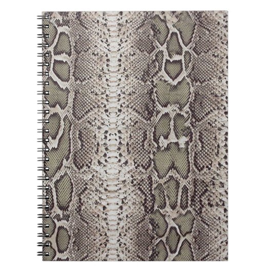 Snake Skin Animal Print Notitieboek (Voorkant)