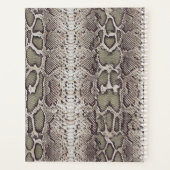 Snake Skin Animal Print Planner (Achterkant)