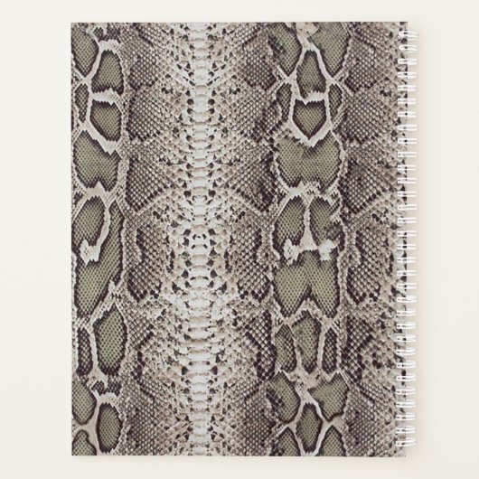 Snake Skin Animal Print Planner (Achterkant)