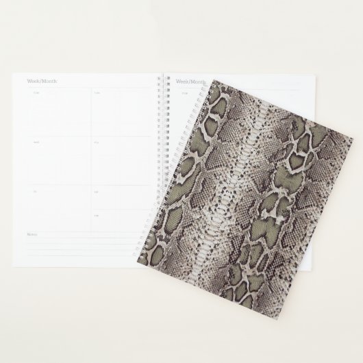 Snake Skin Animal Print Planner (Display)
