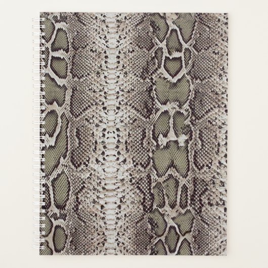 Snake Skin Animal Print Planner (Voorkant)