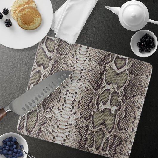 Snake Skin Animal Print Snijplank