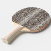 Snake Skin Animal Print Tafeltennisbatje (Voorkant Gekanteld)