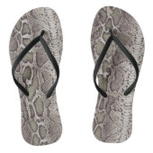 Snake Skin Animal Print Teenslippers (Voetbed)