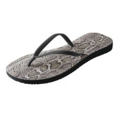 Snake Skin Animal Print Teenslippers (Schuin)
