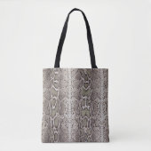 Snake Skin Animal Print Tote Bag (Voorkant)