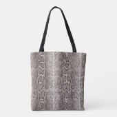 Snake Skin Animal Print Tote Bag (Achterkant)