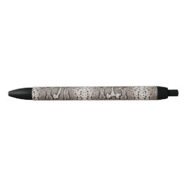 Snake Skin Animal Print Zwarte Inkt Pen
