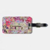 Snake Skin Bagagelabel Bold Vibrant Kleurrijk (Achterkant horizontaal)